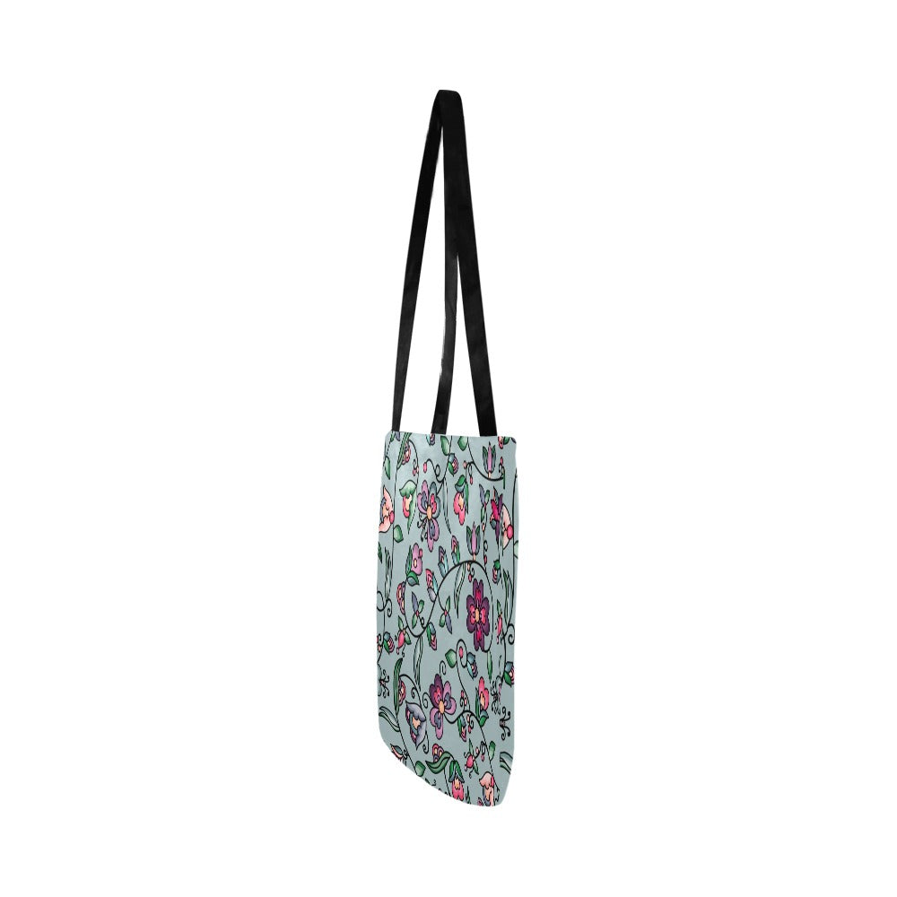 Amber Evening Garland Turquoise Reusable Shopping Bag (Two sides)