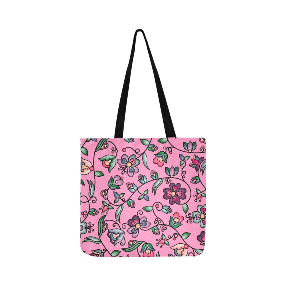 Amber Evening Garland Pink Reusable Shopping Bag (Two sides)