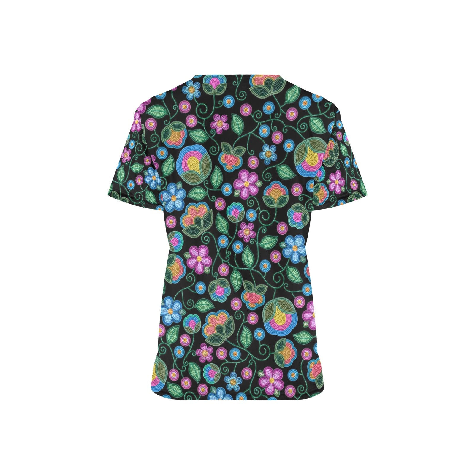 Turquoise Sunbeam Scrub Top
