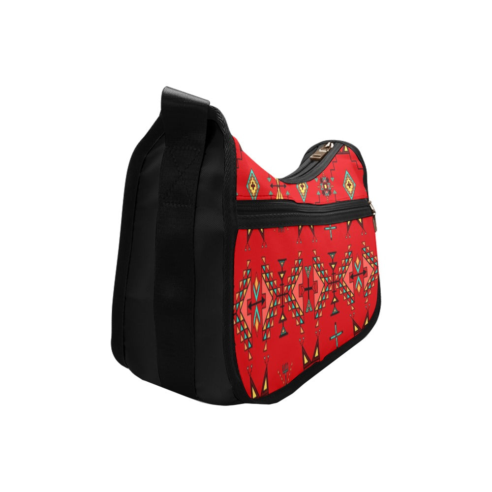 Thunder Flight Red Crossbody Bag