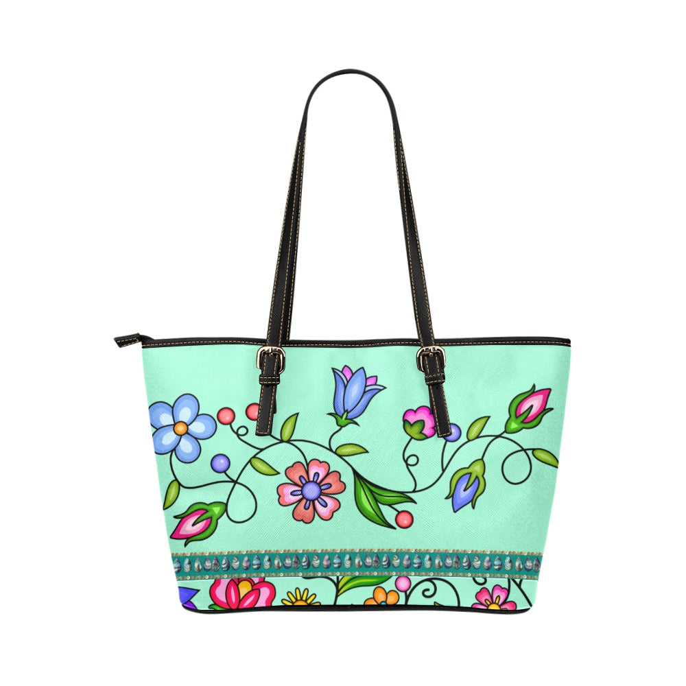 Grandmother Legacy Mint Leather Tote Bag/Large