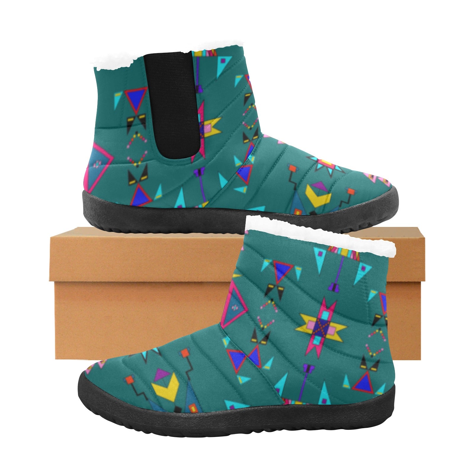 Enemy Territory Teal Women's Padded Winter Boot