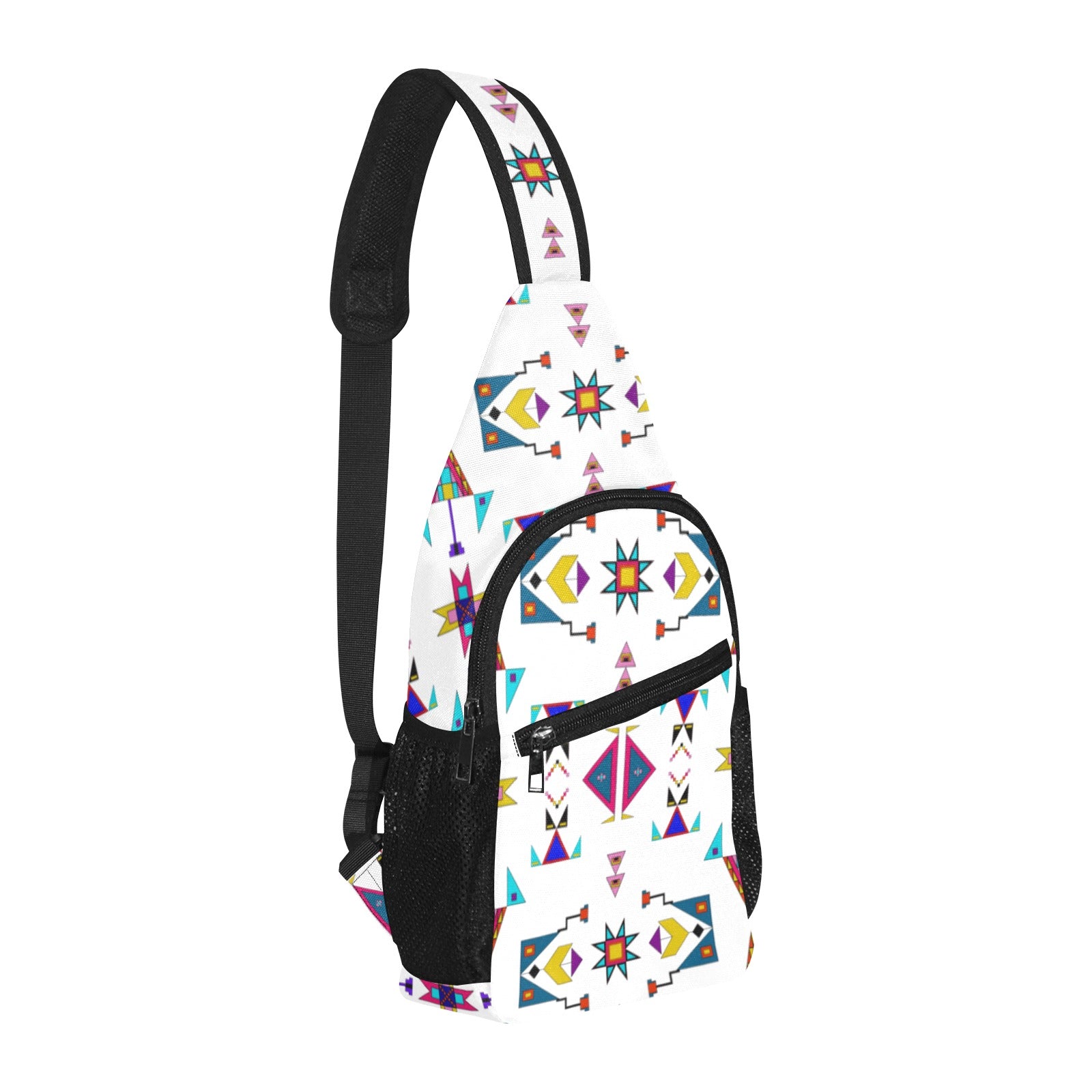 Enemy Territory White Chest Bag