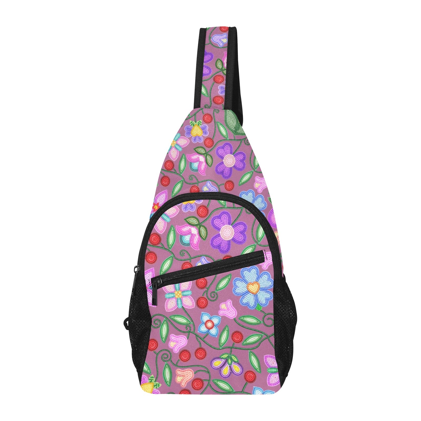 Petal Harmony Dusty Rose Chest Bag