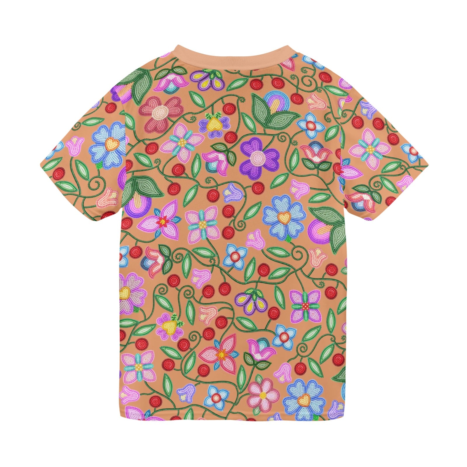 Petal Harmony Terracotta T-shirt for Men