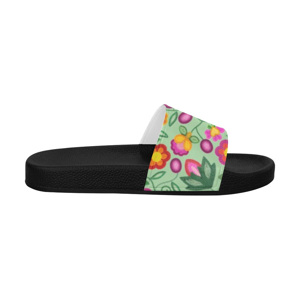 Boreal Bounty Green Men's Slide Sandals