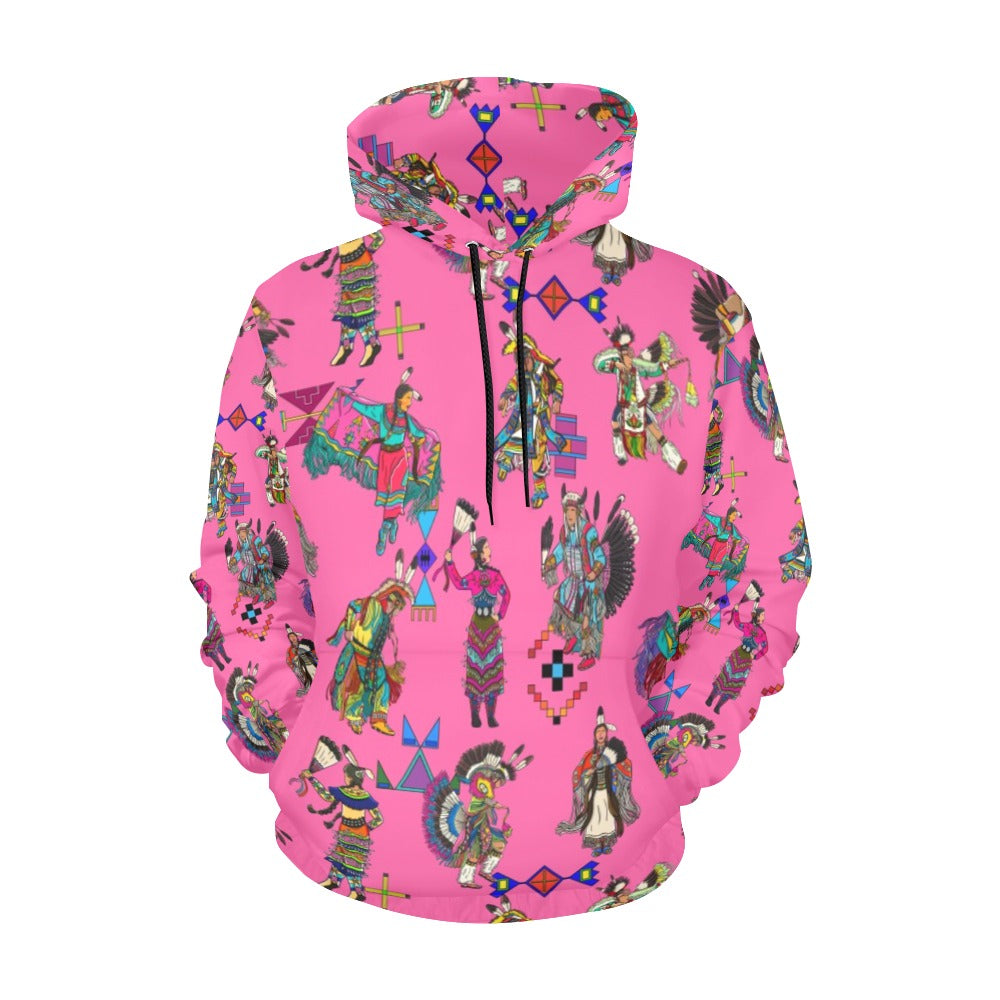 Grand Entry Dancer Pink Hoodie for Women (USA Size)