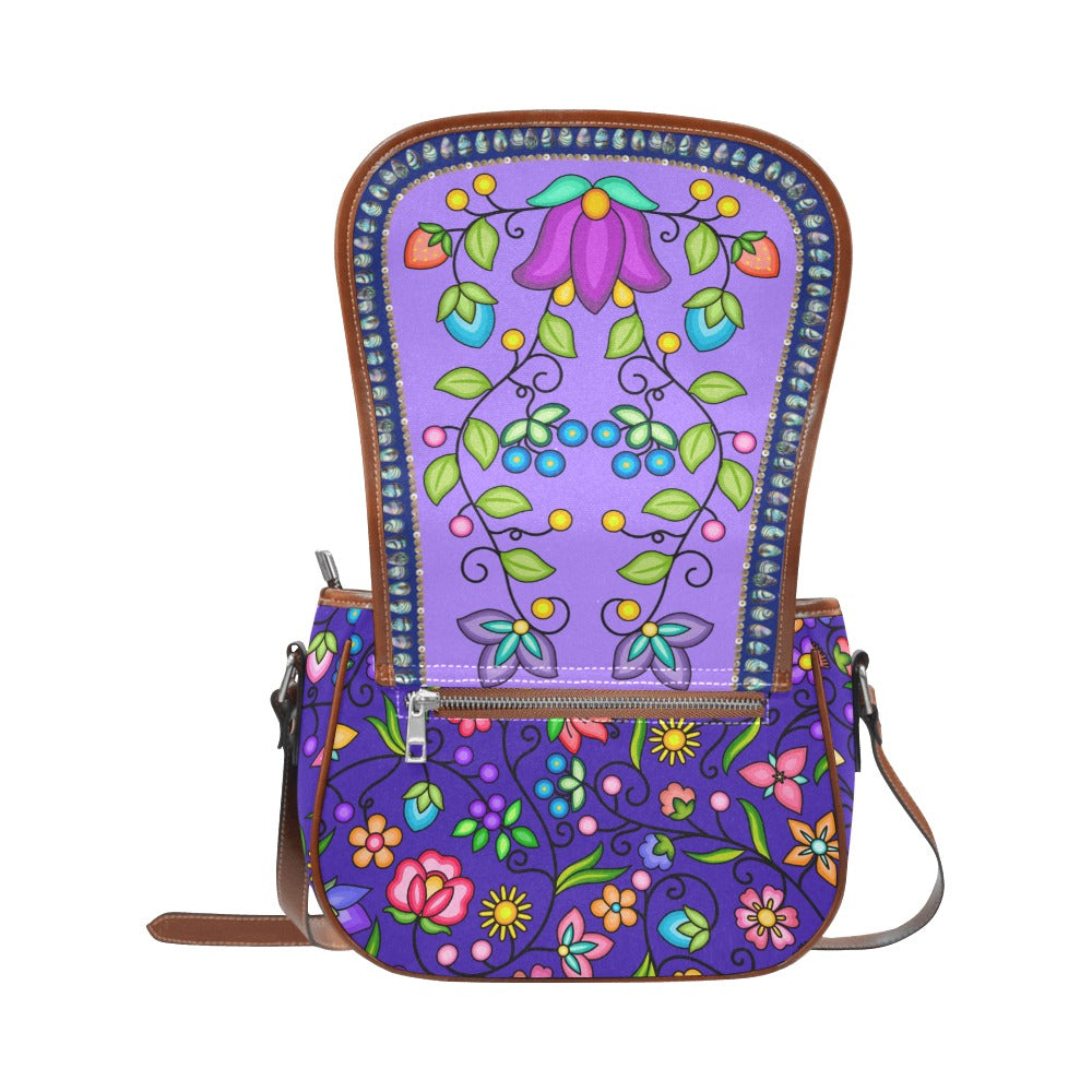 Grandmother Legacy Purple Saddle Bag/Large