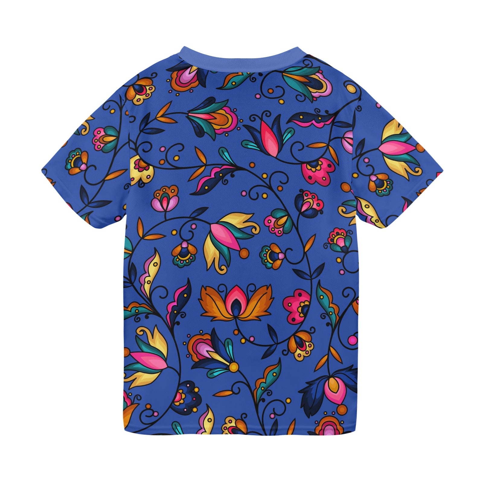 Copper Prairie Petals Blue T-shirt for Men