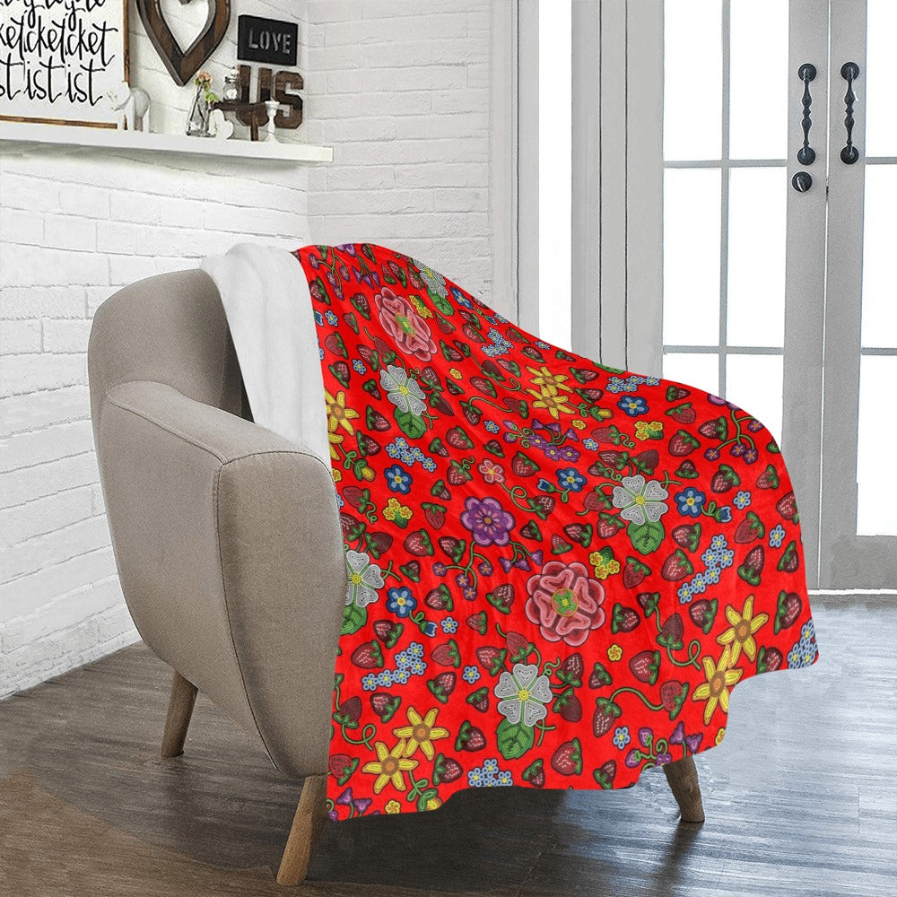 Berry Pop Fire Ultra-Soft Micro Fleece Blanket 40"x50"