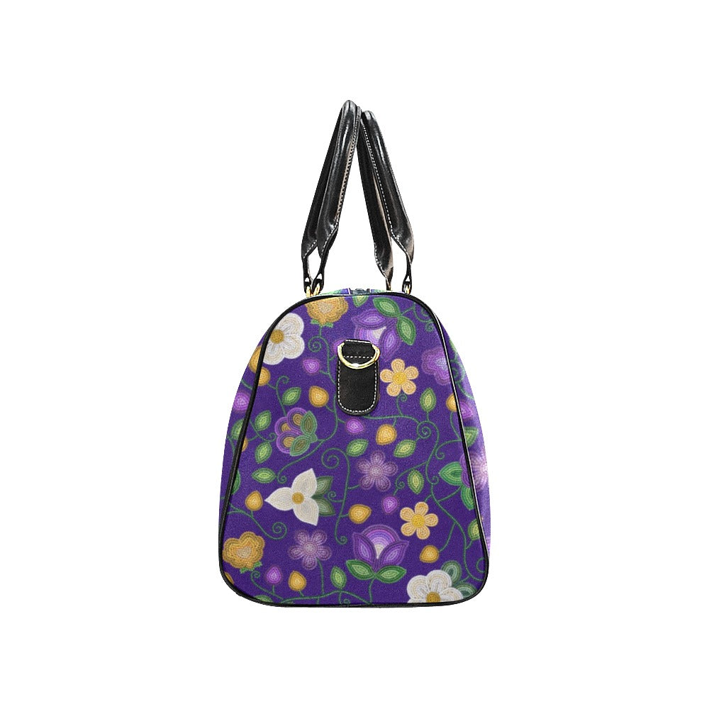 Midnight Moss Bloom Aubergine Waterproof Travel Bag/Small