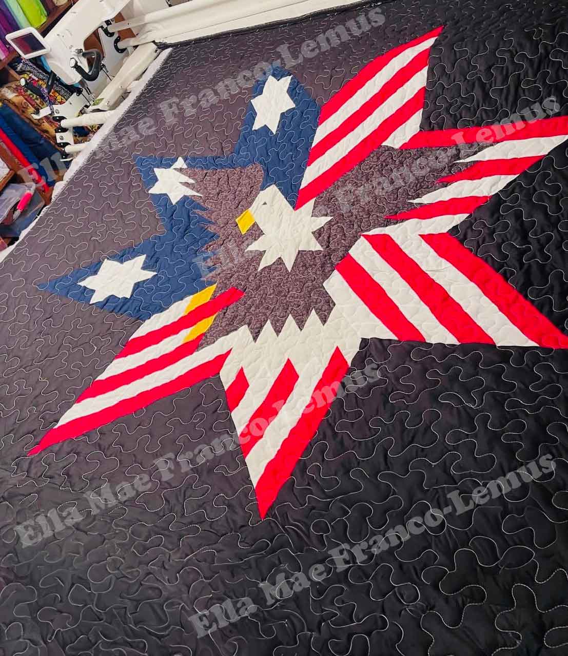 Handmade Star Quilt- Design 44