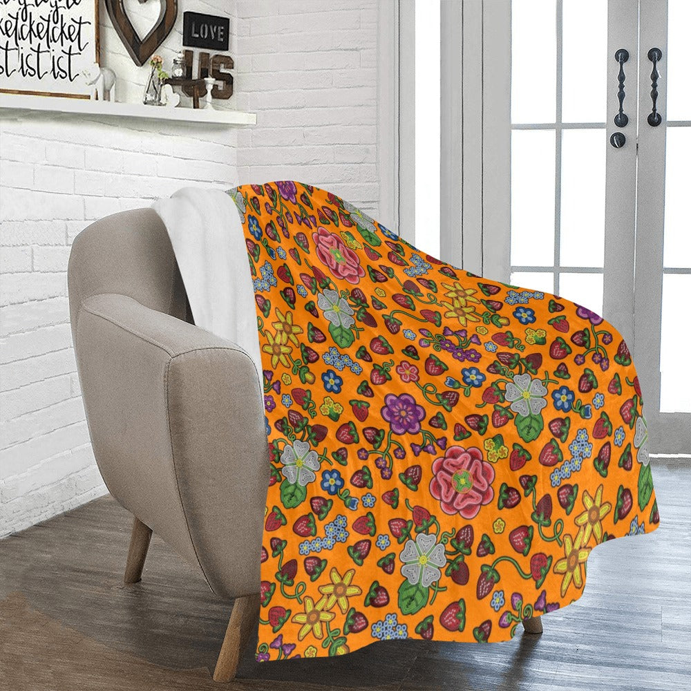 Berry Pop Carrot Ultra-Soft Micro Fleece Blanket 50"x60"