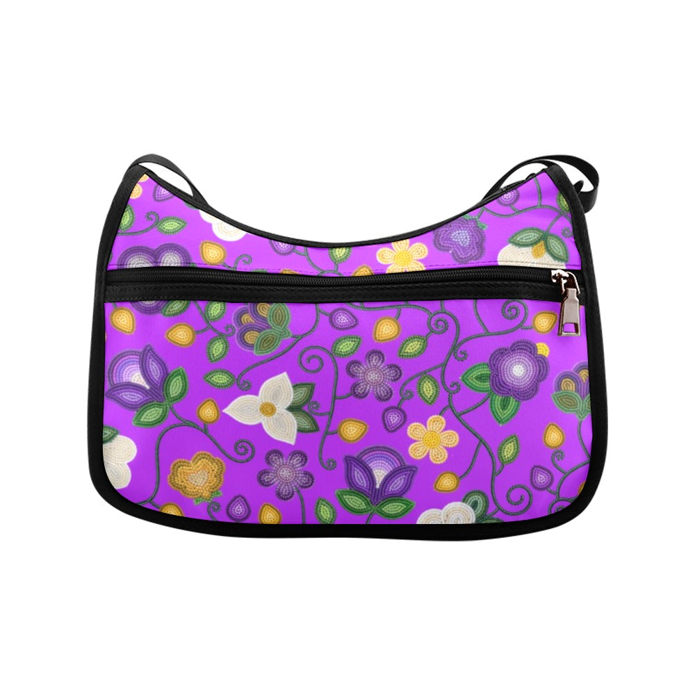 Midnight Moss Bloom Purple Crossbody Bag