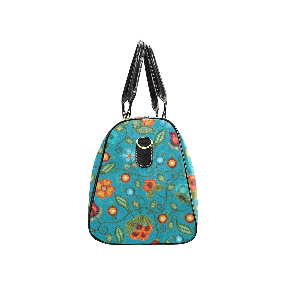 Prairie Fire Petals Ocean Waterproof Travel Bag/Small