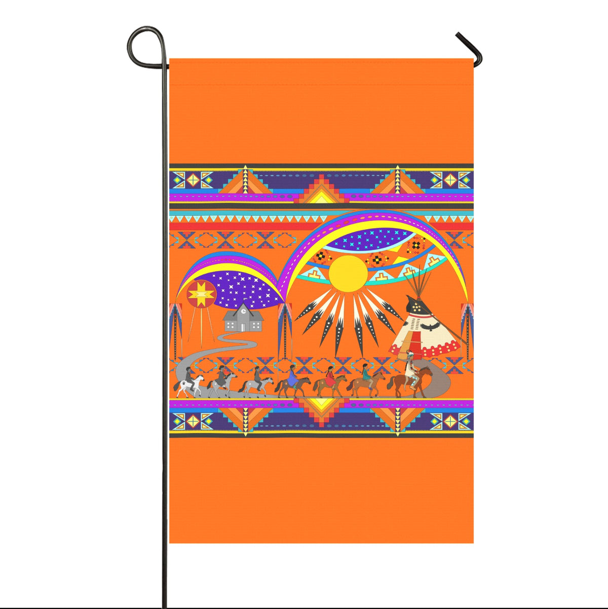 Seven Generations Medicine Garden Flag 36''x60'' (Two Sides Printing)