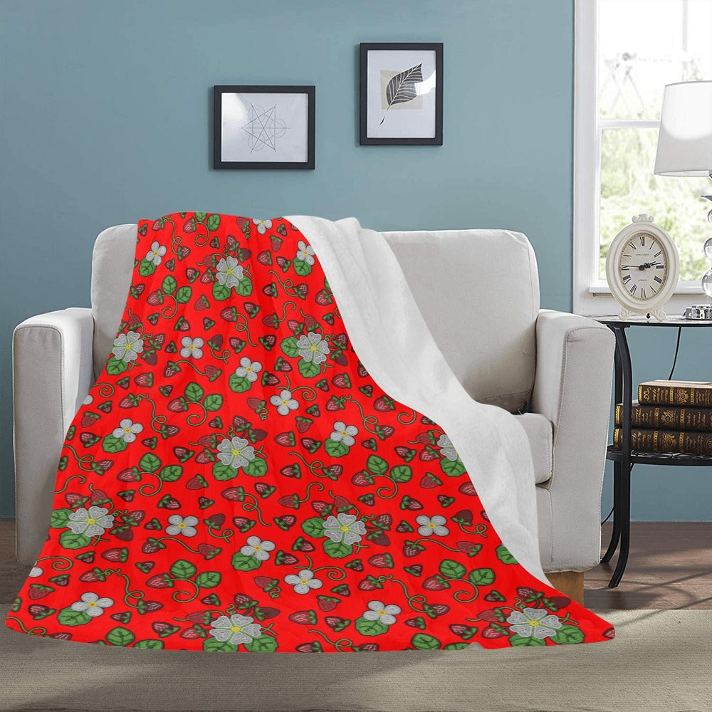 Strawberry Dreams Fire Ultra-Soft Micro Fleece Blanket 60"x80"