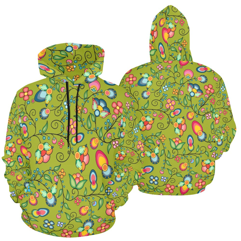 Floral Bounty Sweetgrass Hoodie for Women (USA Size)