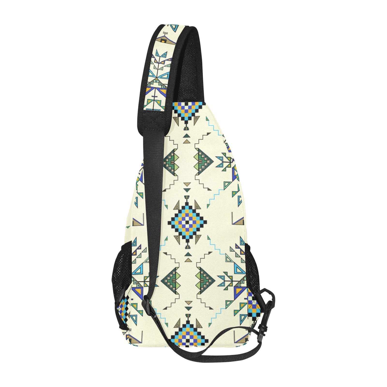 Bear Shield Cream Chest Bag