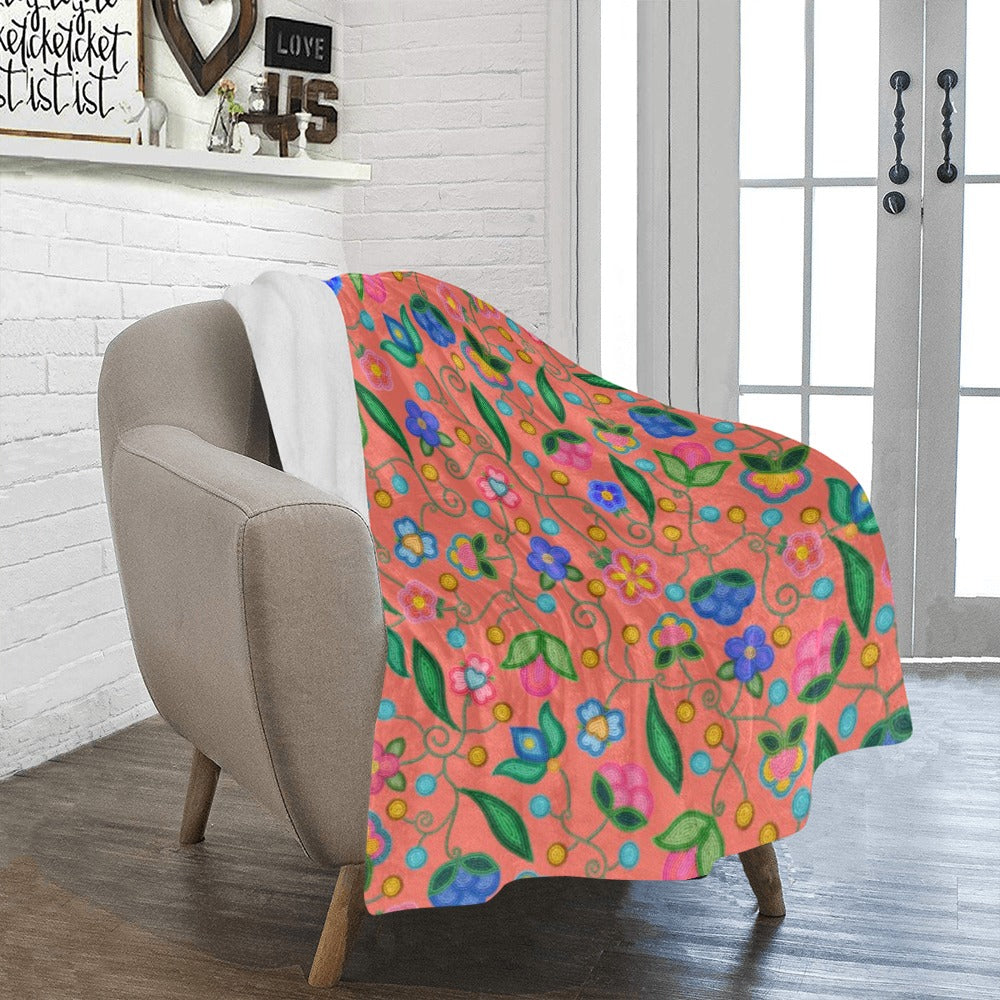 Skyberry Serenade Peach Ultra-Soft Micro Fleece Blanket 40"x50"