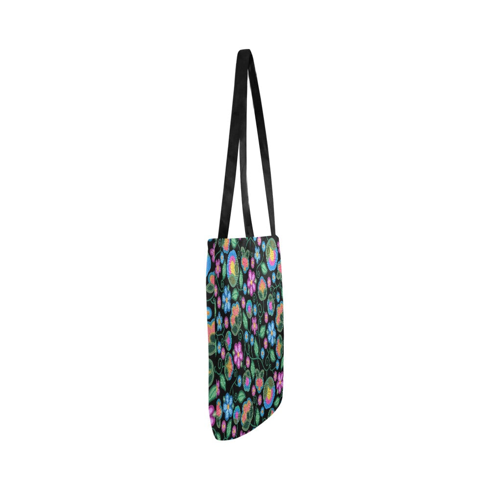 Turquoise Sunbeam Reusable Shopping Bag (Two sides)