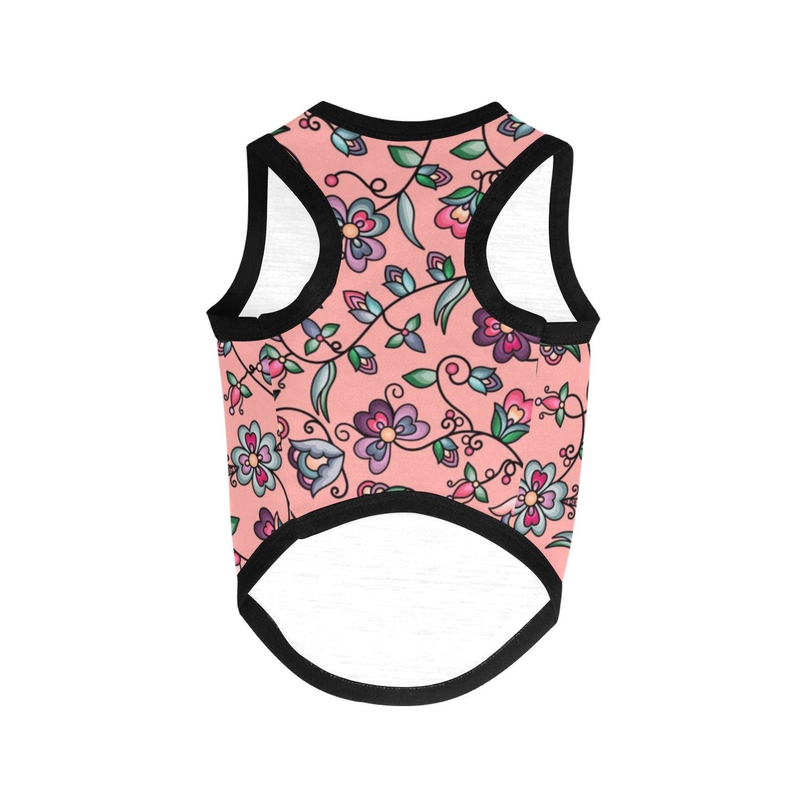 Amber Evening Garland Peach Pet Tank Top