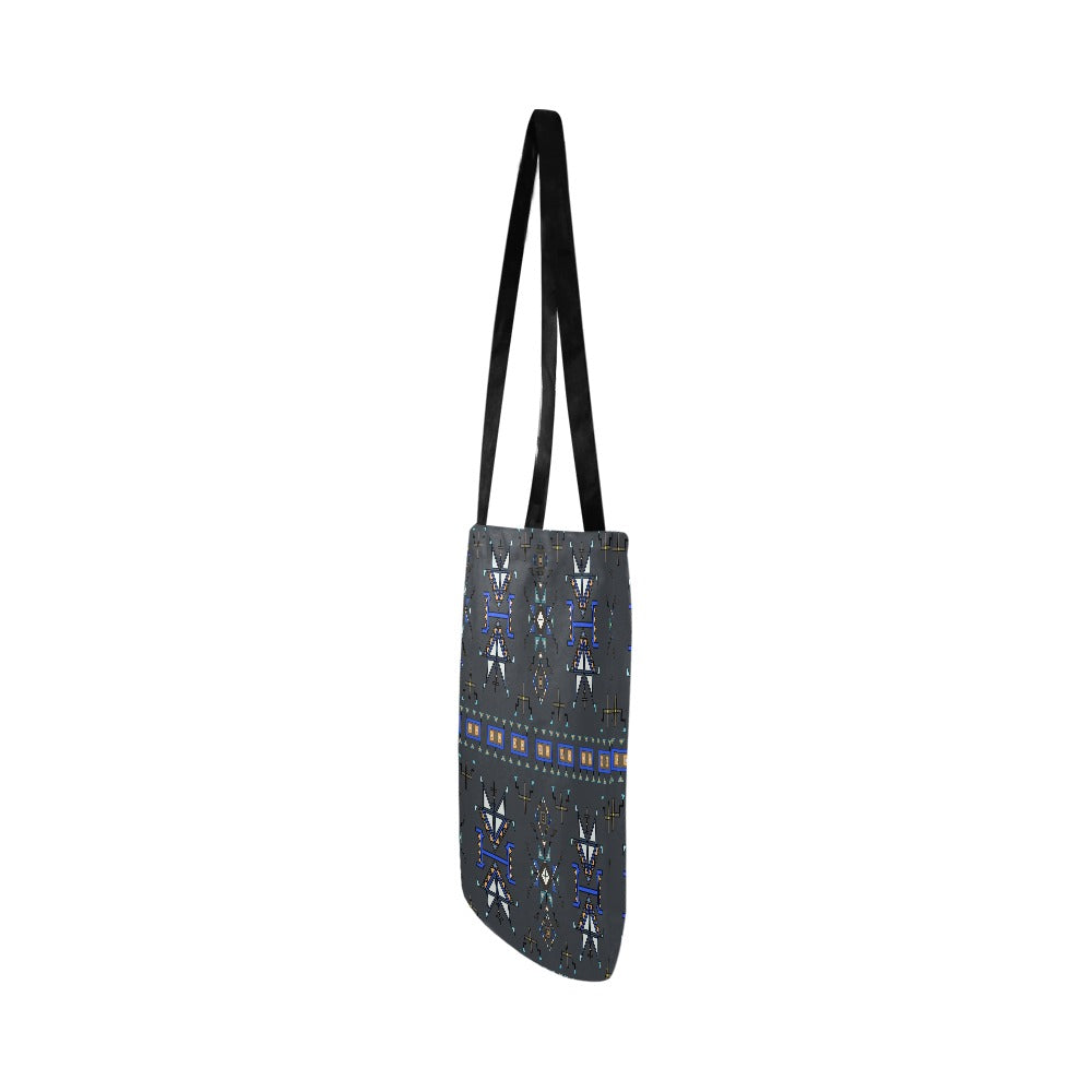 Eagle Strike Gray Reusable Shopping Bag (Two sides)