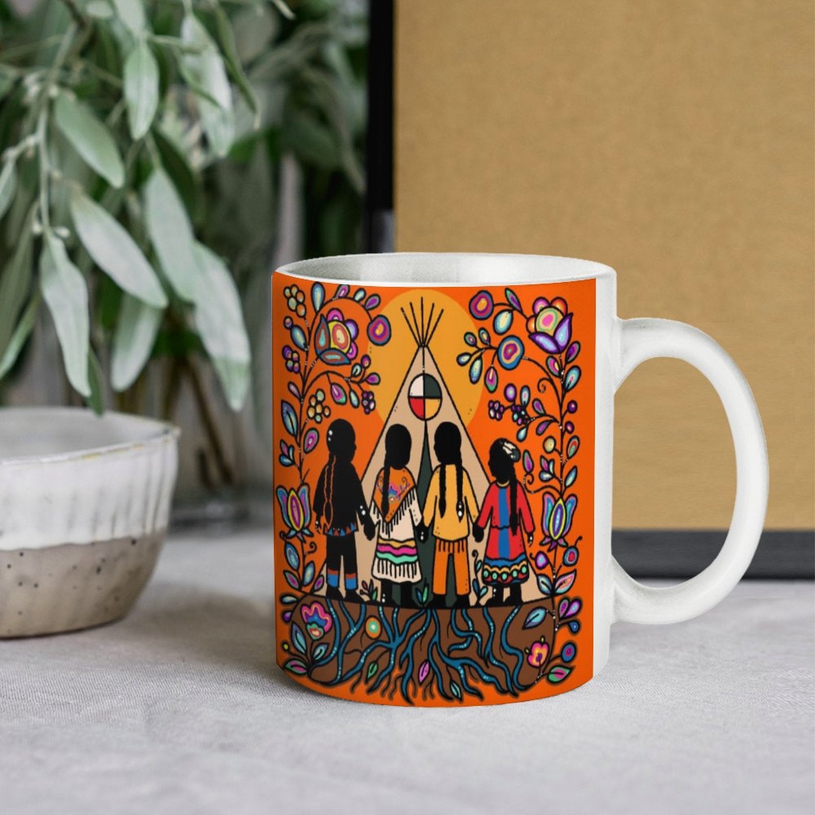Rooted in Culture White Mug