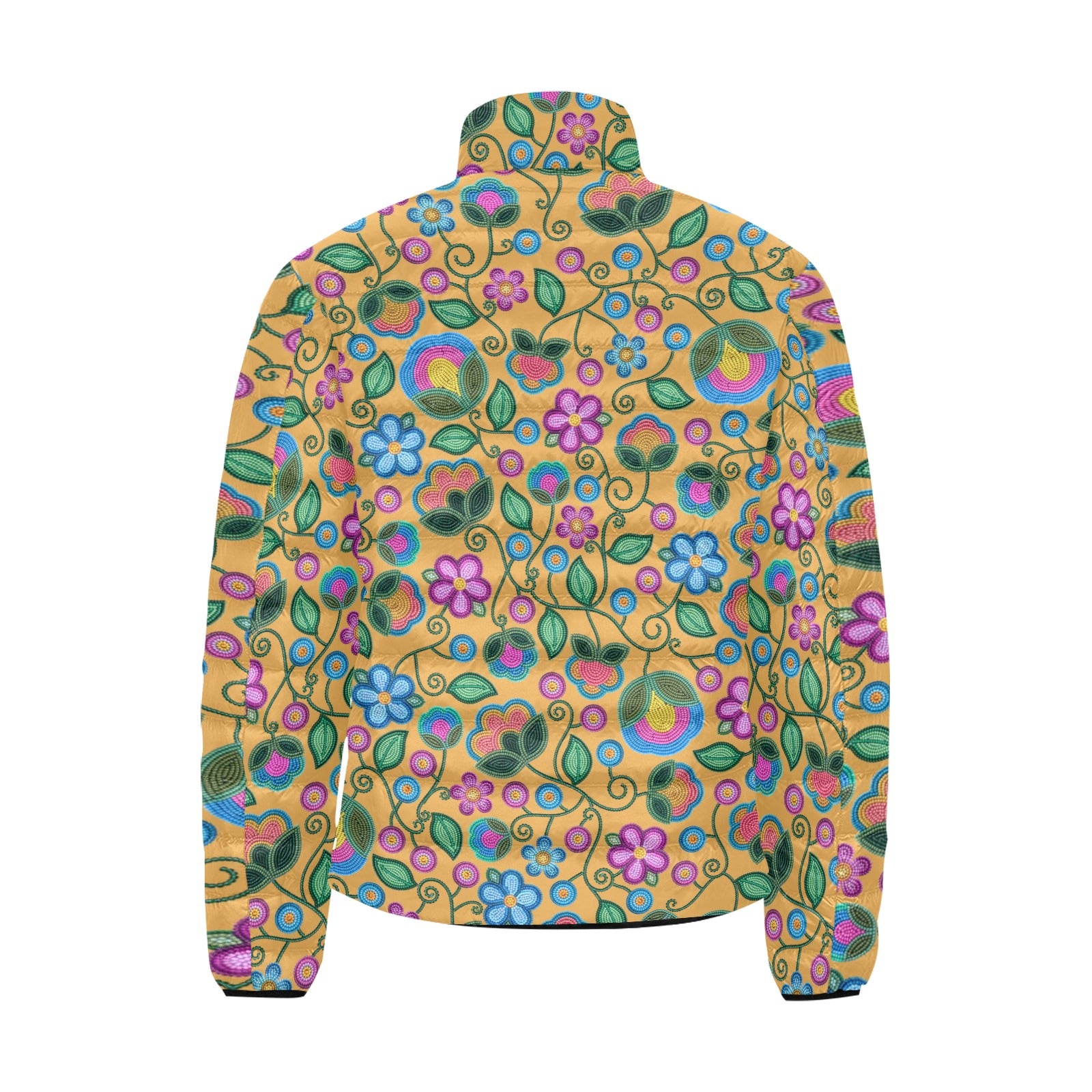 Turquoise Sunbeam Yellow Men's Padded Jacket