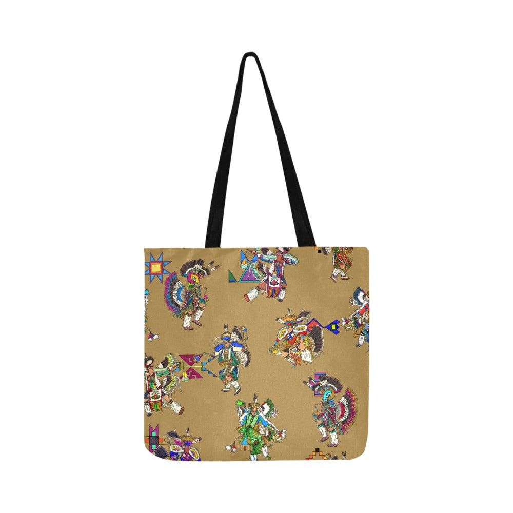 Men's Fancy Dancers Earth Reusable Shopping Bag (Two sides)