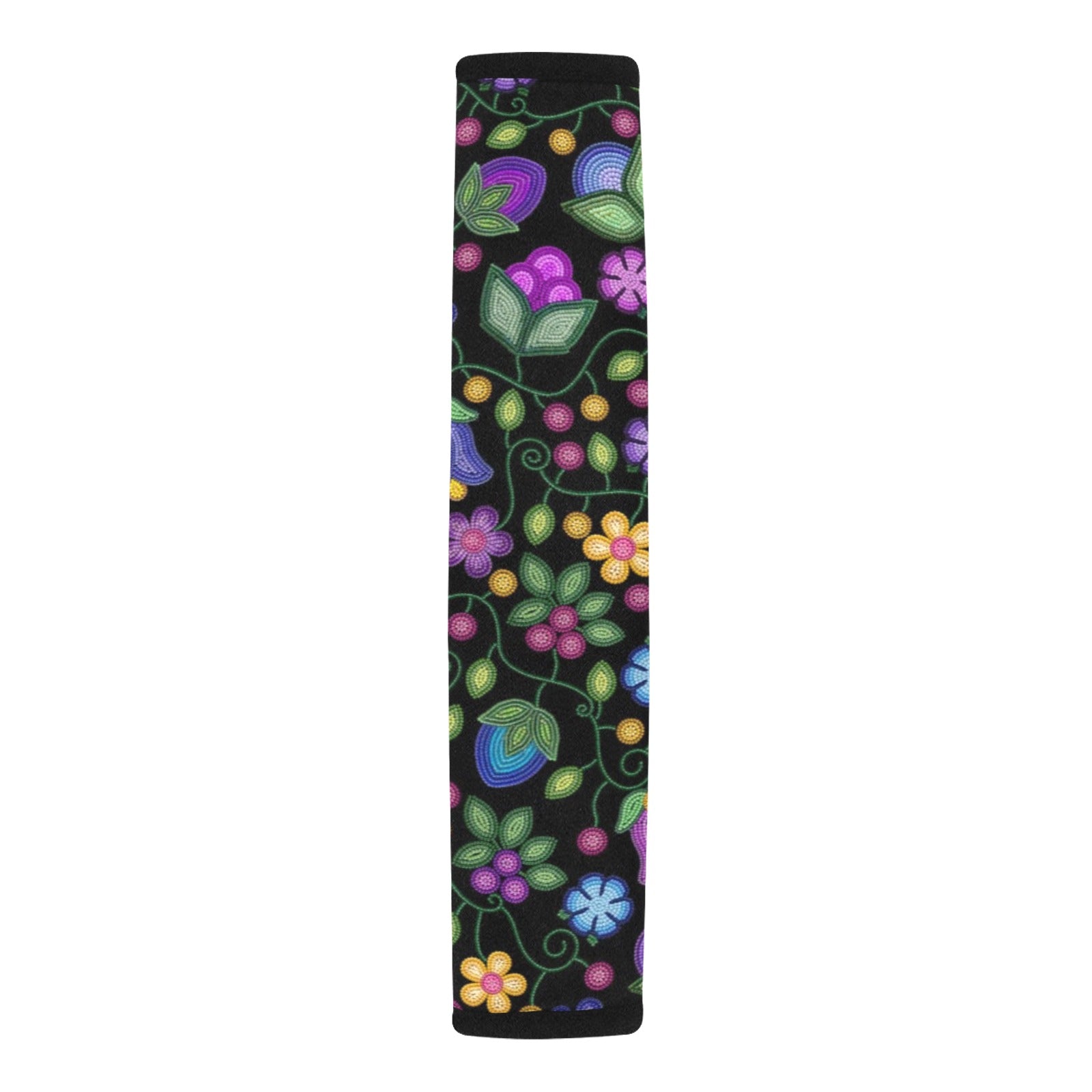 Bloom Uplift Black Car Seat Belt Cover 7''x12.6'' (Pack of 2)