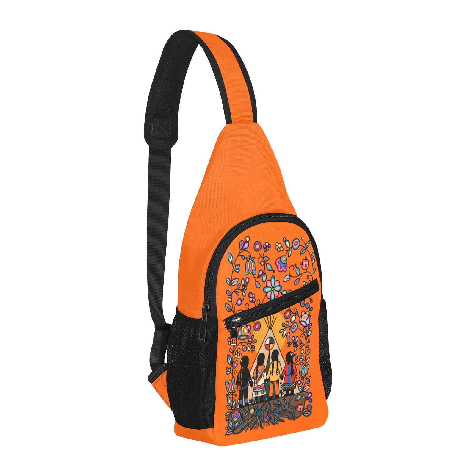 Rooted in Culture All Over Print Chest Bag