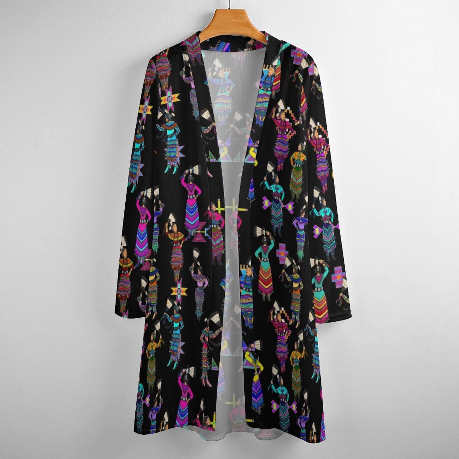 Women's Jingle Dancers Black Cardigan