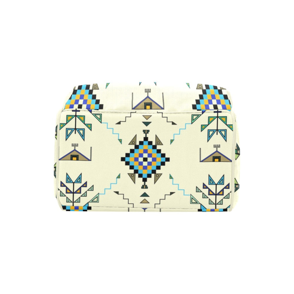 Bear Shield Cream Multi-Function Diaper Backpack/Diaper Bag