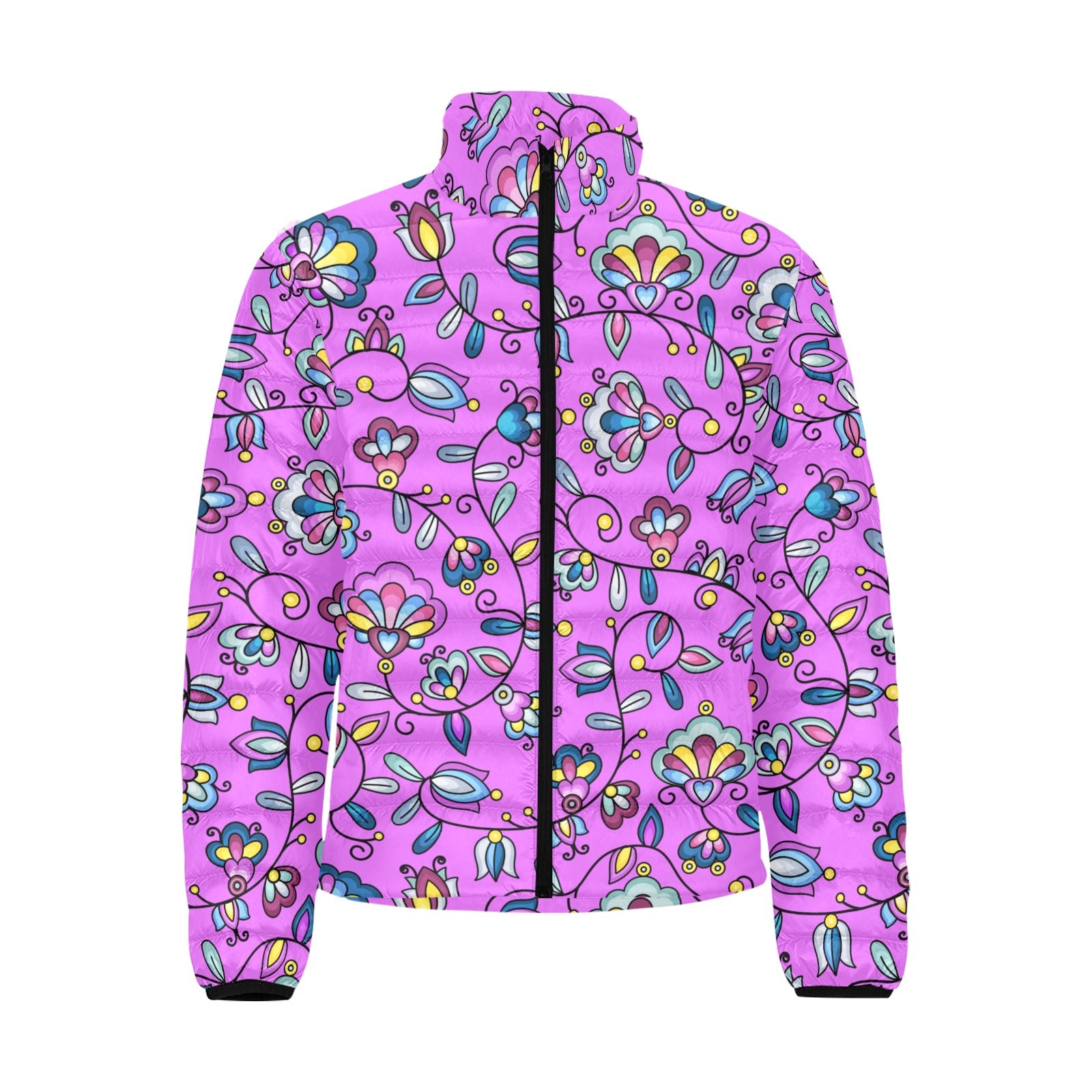 Autumn Bundle Blessing Purple Men's Padded Jacket