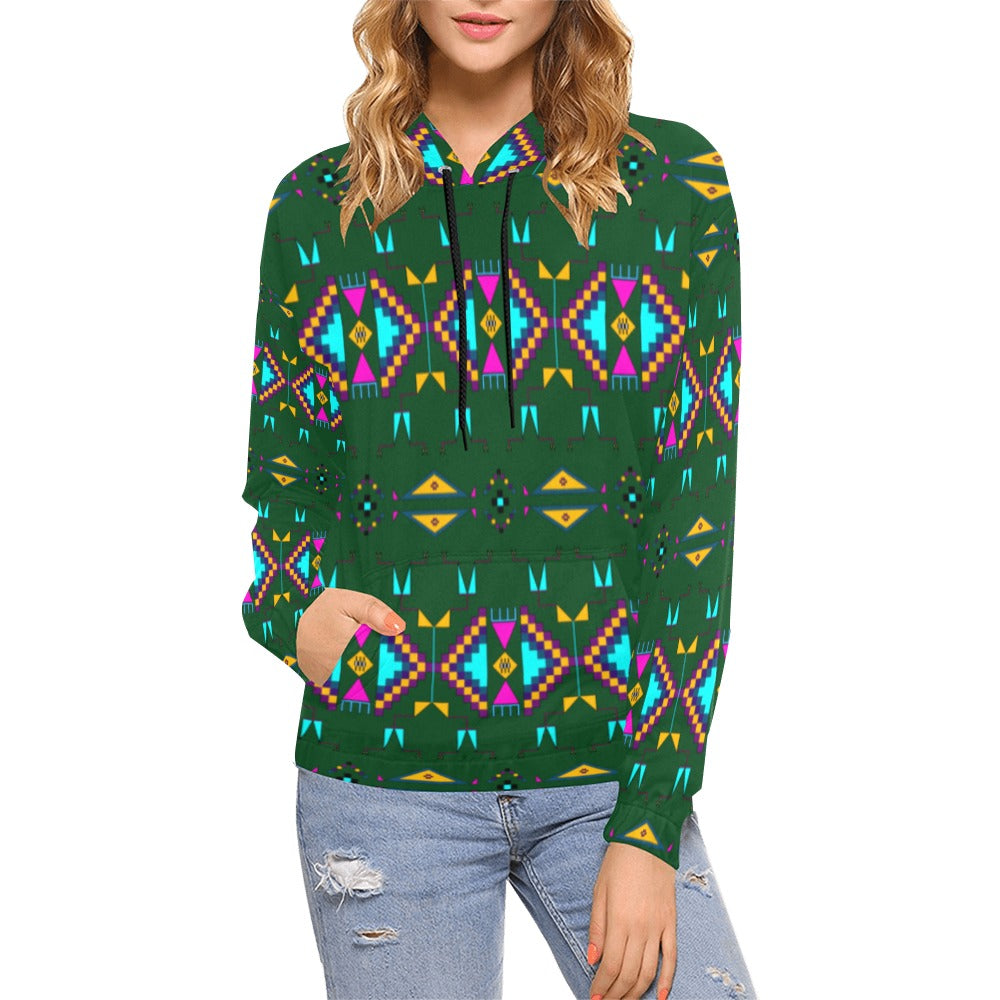 Rite of Passage Squash Leaf Hoodie for Women (USA Size)