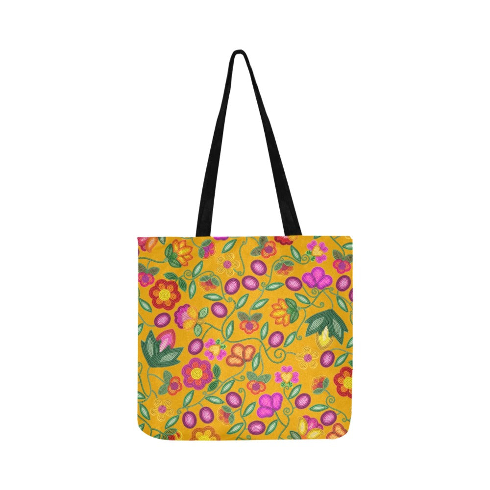 Boreal Bounty Yellow Reusable Shopping Bag (Two sides)