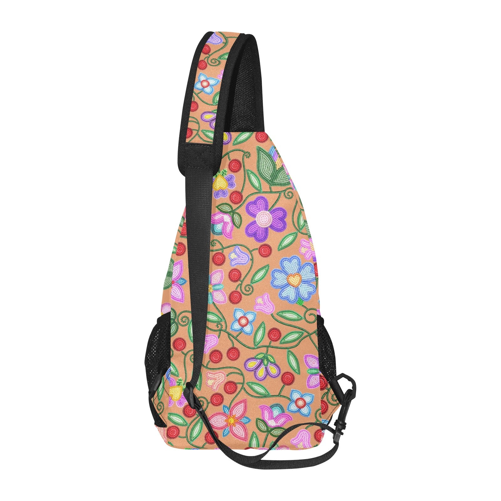 Petal Harmony Terracotta Chest Bag