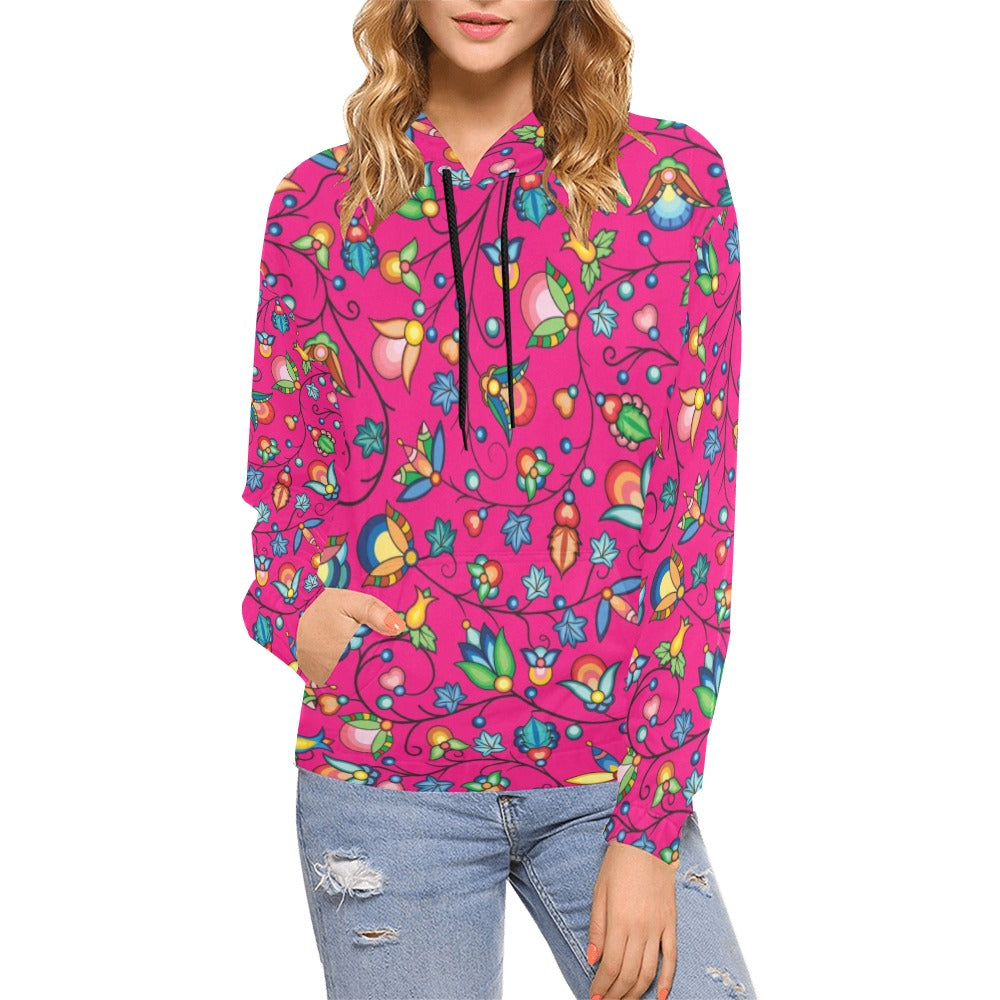 Prairie Plains Spirit Pink Hoodie for Women (USA Size)