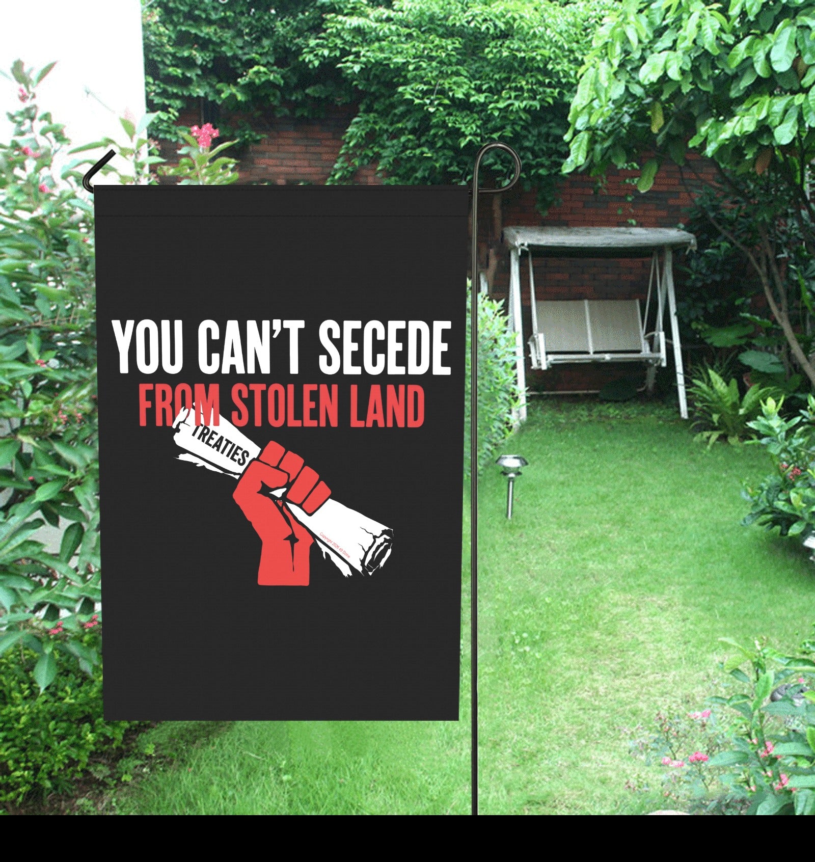 You Can't Secede Garden Flag 28''x40'' (Two Sides Printing)