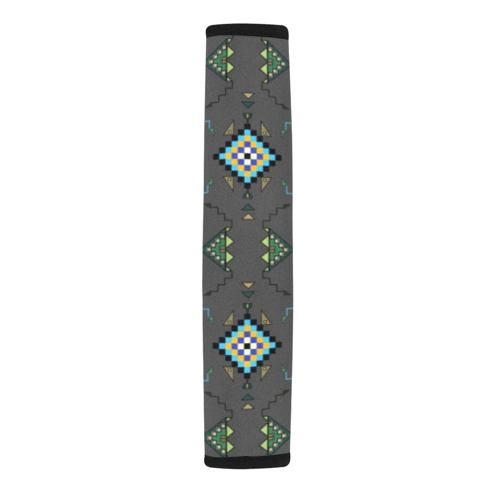 Bear Shield Gray Car Seat Belt Cover 7''x12.6'' (Pack of 2)
