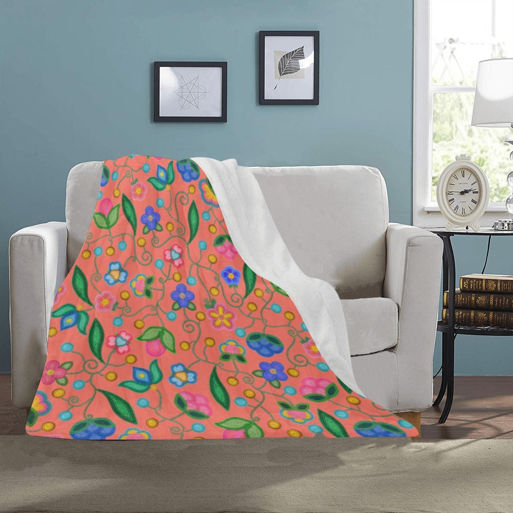 Skyberry Serenade Peach Ultra-Soft Micro Fleece Blanket 40"x50"