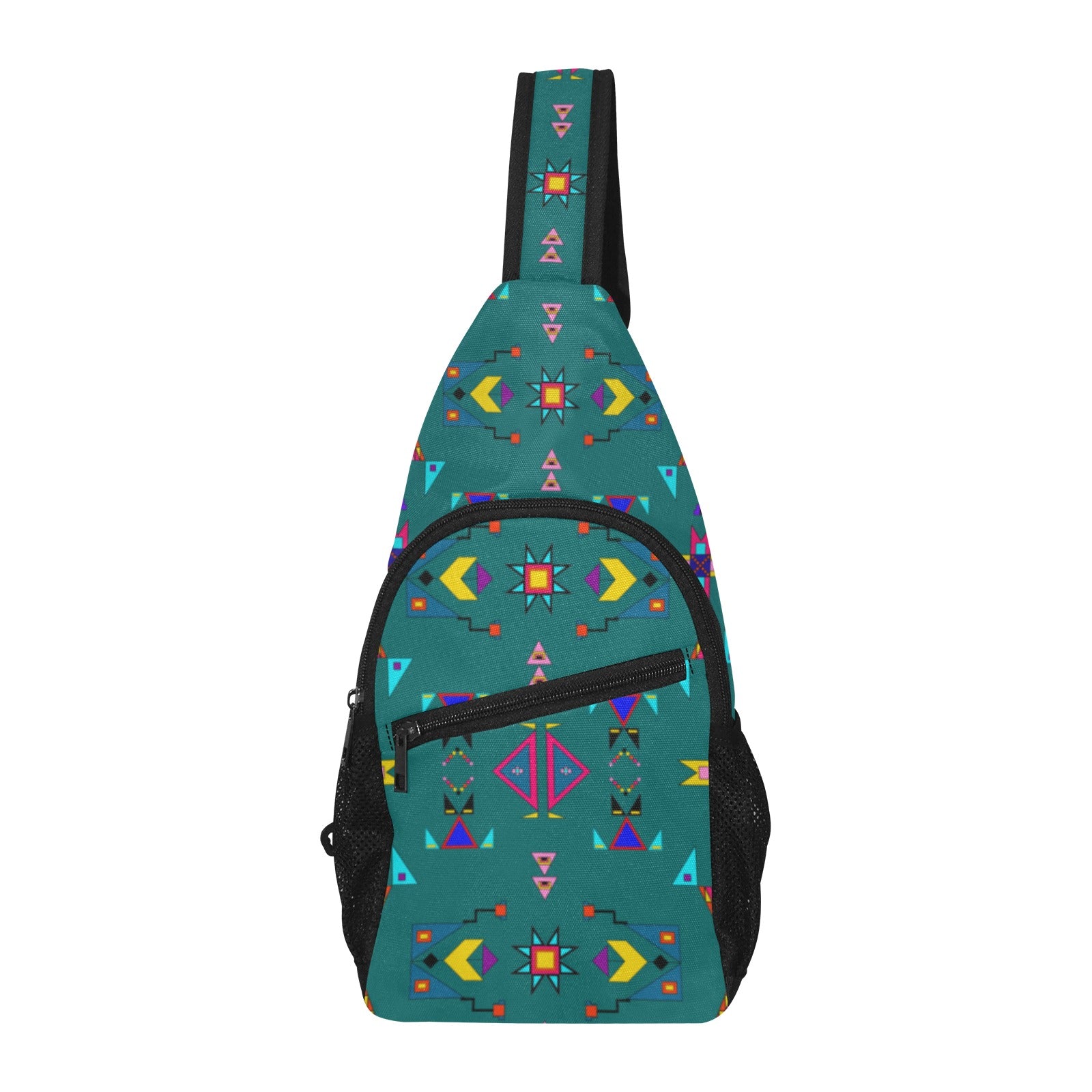 Enemy Territory Teal Chest Bag