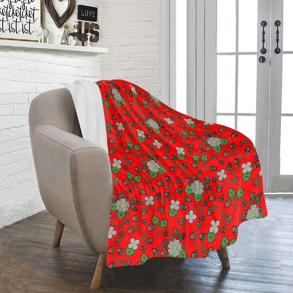 Strawberry Dreams Fire Ultra-Soft Micro Fleece Blanket 40"x50"