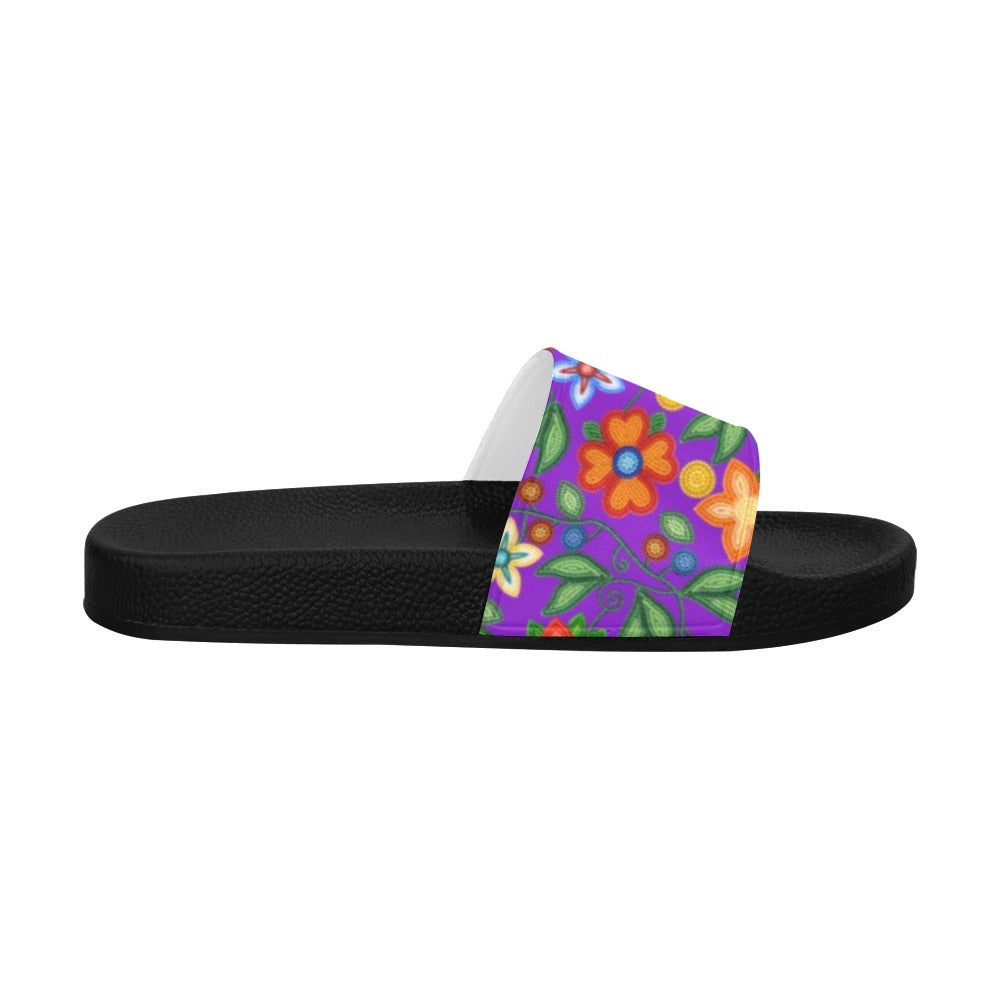 Morning Harmony Purple Men's Slide Sandals