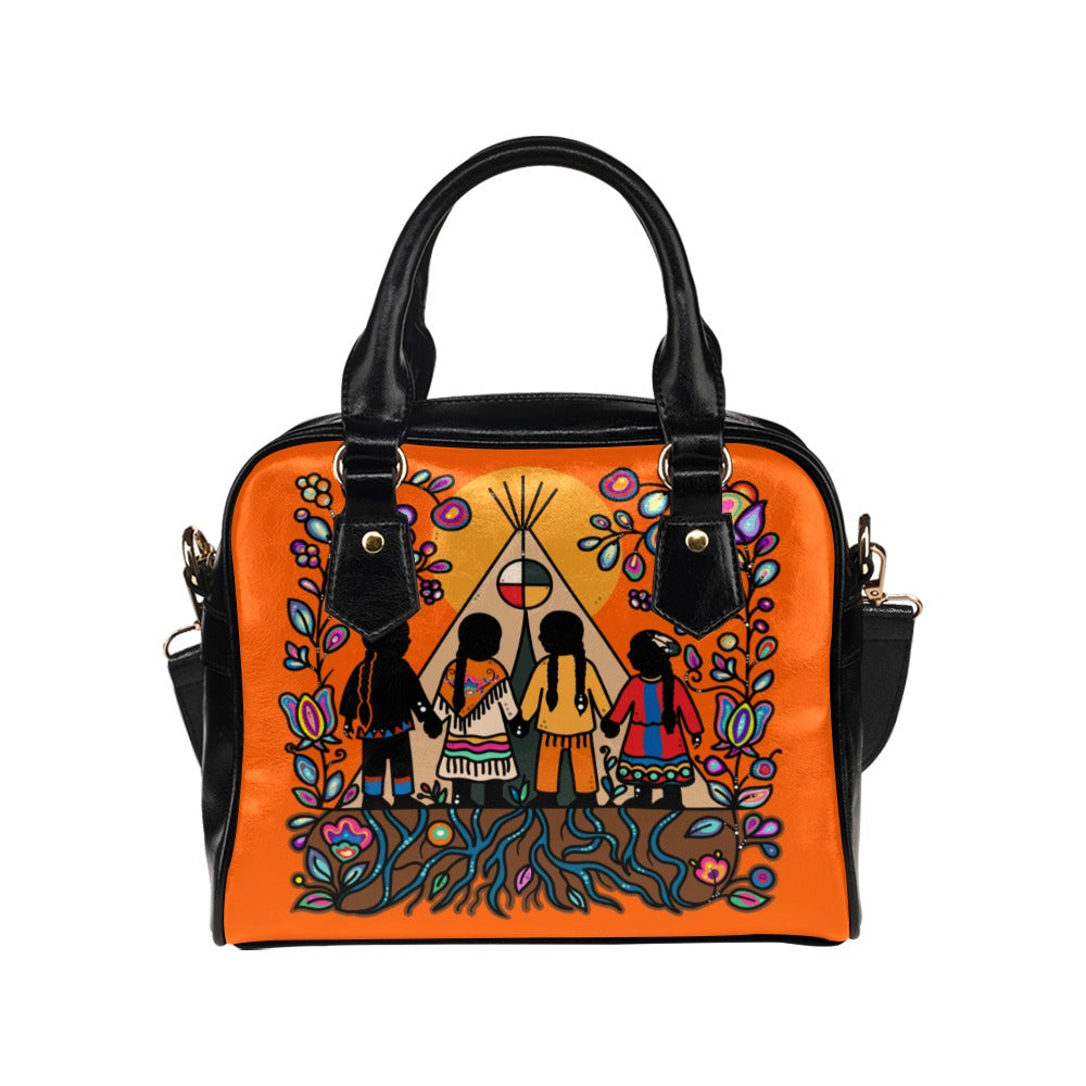 Rooted in Culture Shoulder Handbag