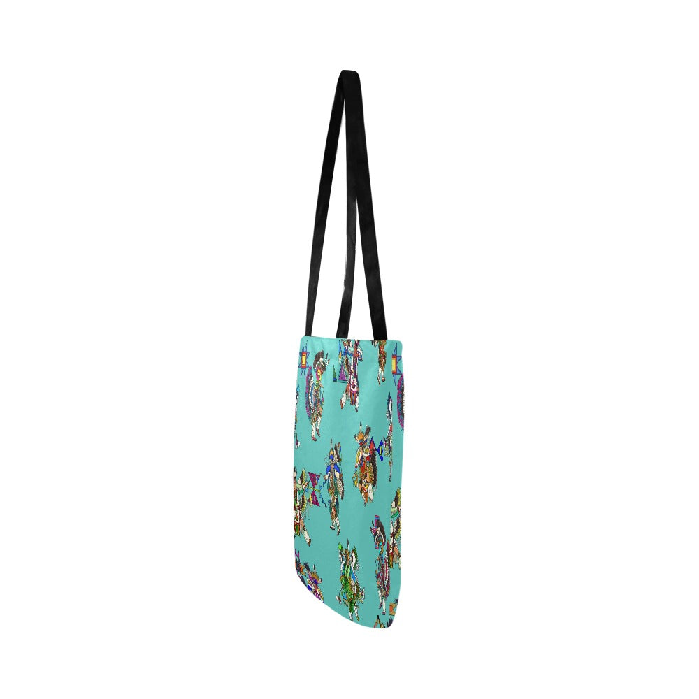 Men's Fancy Dancers Eggshell Blue Reusable Shopping Bag (Two sides)