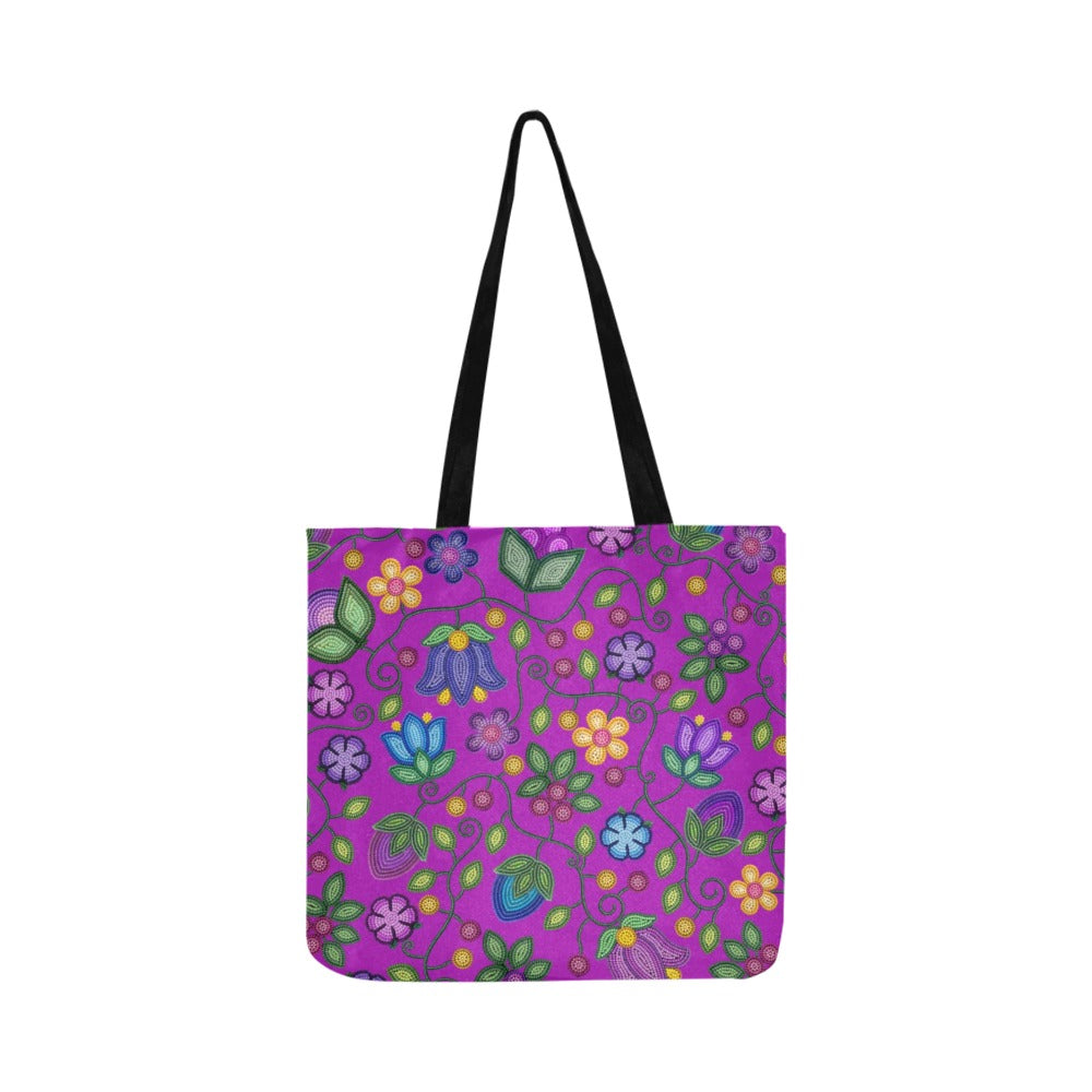 Bloom Uplift Purple Reusable Shopping Bag (Two sides)