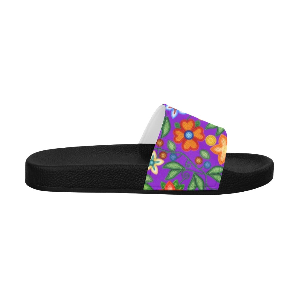 Morning Harmony Purple Women's Slide Sandals