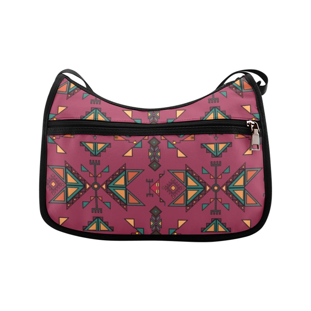 Arrow dawn Fabric Maroon Crossbody Bag